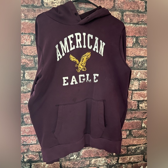 American Eagle Distressed Sweatshirt - Picture 2 of 3